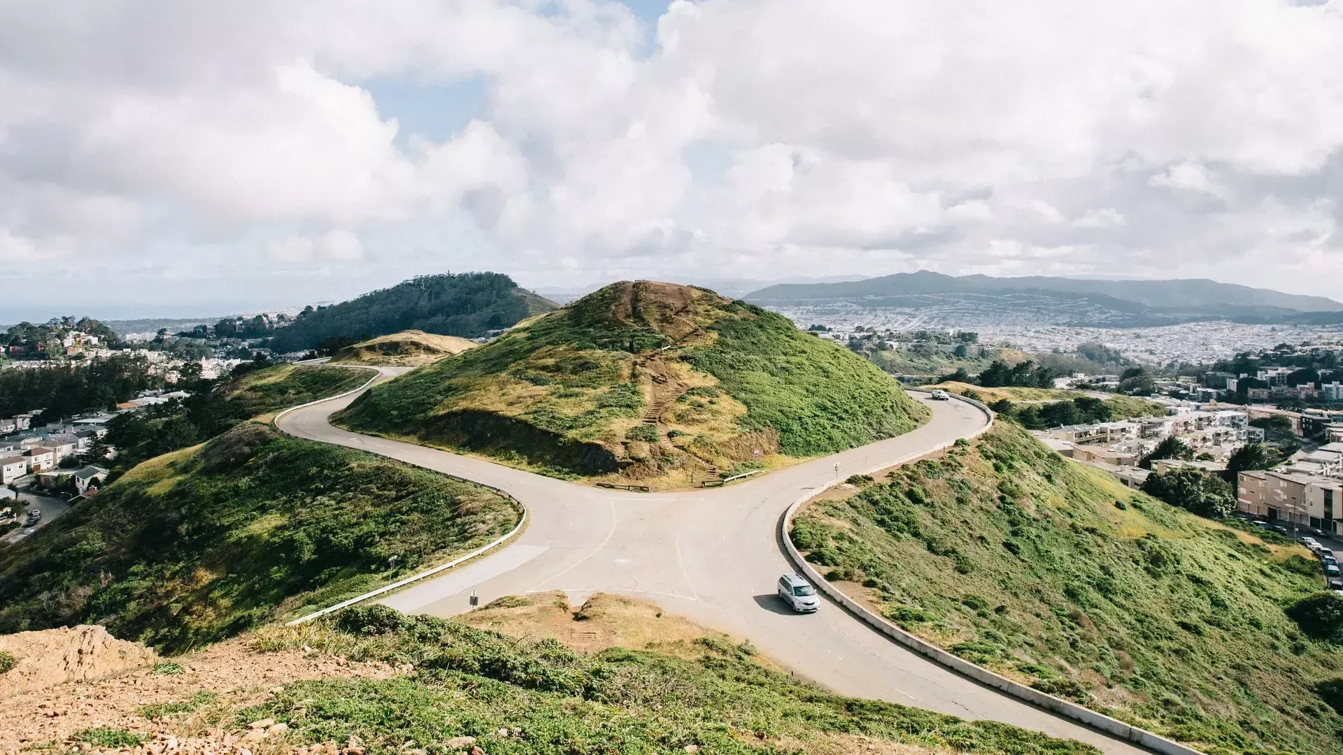 Top of Twin Peaks in San Francisco